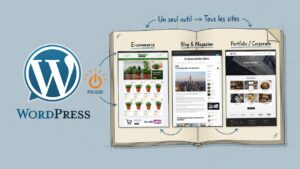 avec WordPress créer n'import quel type de site web même que vous êtes un débutant